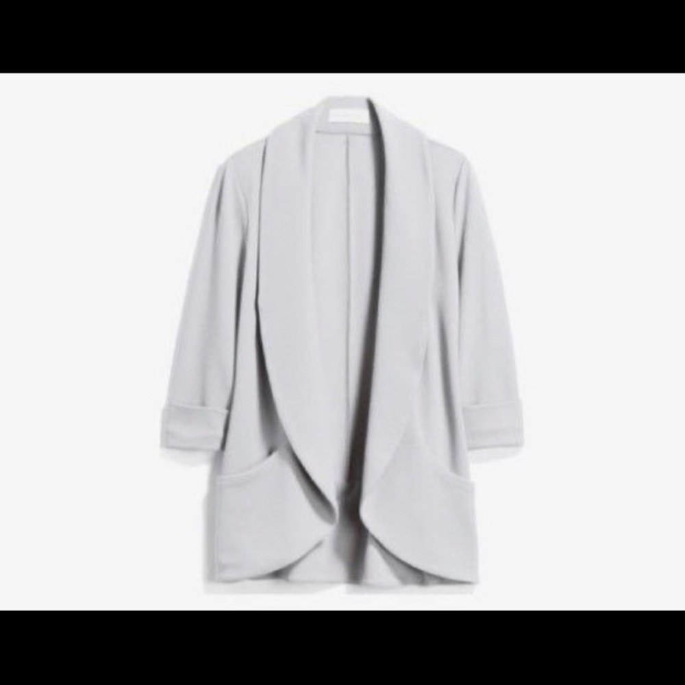Frenchmauve blazer size large bluish grey